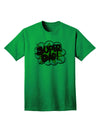 Superhero Comic Style Adult T-Shirt for the Ultimate Super Dad-Mens T-shirts-TooLoud-Kelly-Green-Small-Davson Sales