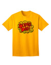 Superhero Comic Style Adult T-Shirt for the Ultimate Super Dad-Mens T-shirts-TooLoud-Gold-Small-Davson Sales