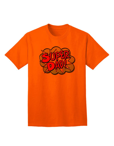 Superhero Comic Style Adult T-Shirt for the Ultimate Super Dad-Mens T-shirts-TooLoud-Orange-Small-Davson Sales
