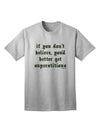 Superstitious Adult T-Shirt by TooLoud: Embrace Belief and Style-Mens T-shirts-TooLoud-AshGray-Small-Davson Sales