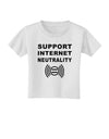 Support Internet Neutrality Toddler T-Shirt-Toddler T-Shirt-TooLoud-White-2T-Davson Sales