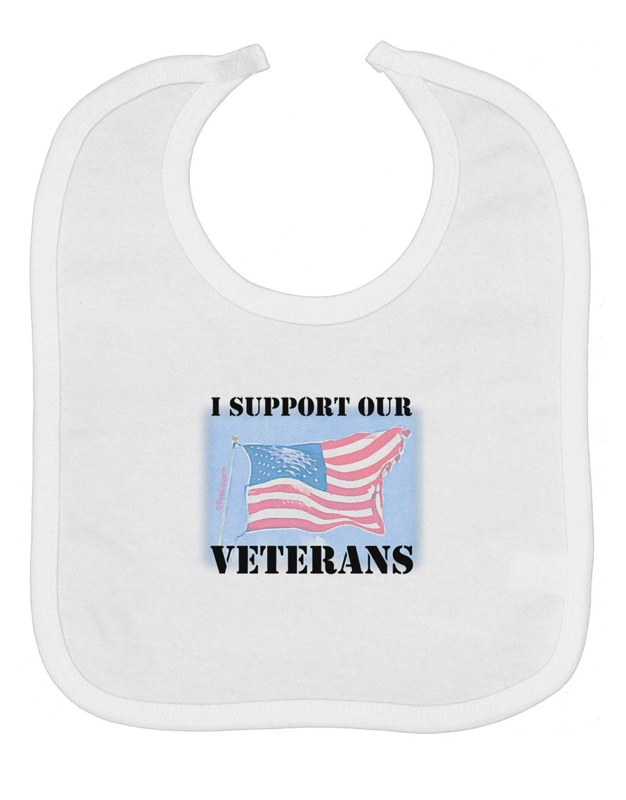 Support Our Veterans Baby Bib