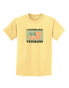 Support Our Veterans Childrens T-Shirt-Childrens T-Shirt-TooLoud-Daffodil-Yellow-X-Small-Davson Sales