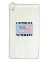 Support Our Veterans Micro Terry Gromet Golf Towel 16 x 25 inch-Golf Towel-TooLoud-White-Davson Sales