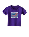 Support Our Veterans Toddler T-Shirt Dark-Toddler T-Shirt-TooLoud-Purple-2T-Davson Sales