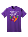 Support Your Community - Buy Local Adult Dark T-Shirt-Mens T-Shirt-TooLoud-Purple-Small-Davson Sales