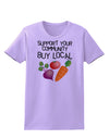 Support Your Community - Buy Local Womens T-Shirt-Womens T-Shirt-TooLoud-Lavender-X-Small-Davson Sales