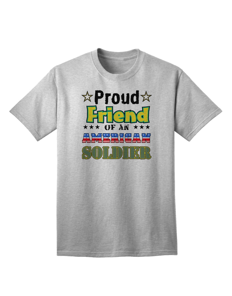 Supporter of American Soldiers Adult T-Shirt-Mens T-shirts-TooLoud-White-Small-Davson Sales