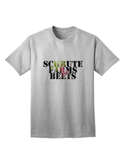 Sustainable and Stylish Schrute Farms Beets Adult T-Shirt by TooLoud-Mens T-shirts-TooLoud-AshGray-Small-Davson Sales