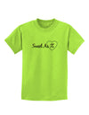 Sweet As Pi Childrens T-Shirt-Childrens T-Shirt-TooLoud-Lime-Green-X-Small-Davson Sales