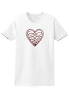 Sweet Heart Adult Womens T-Shirt-TooLoud-White-Small-Davson Sales