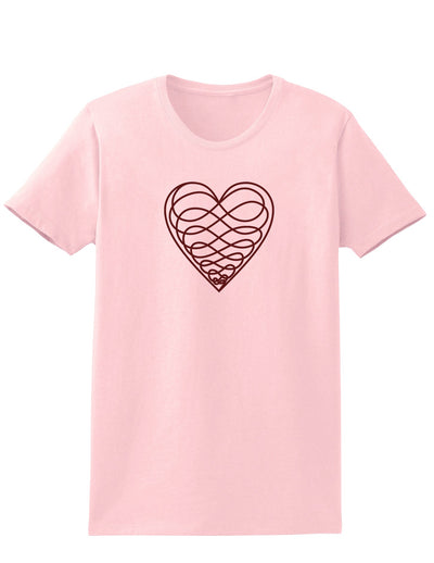 Sweet Heart Adult Womens T-Shirt-TooLoud-Pale Pink-XX-Large-Davson Sales