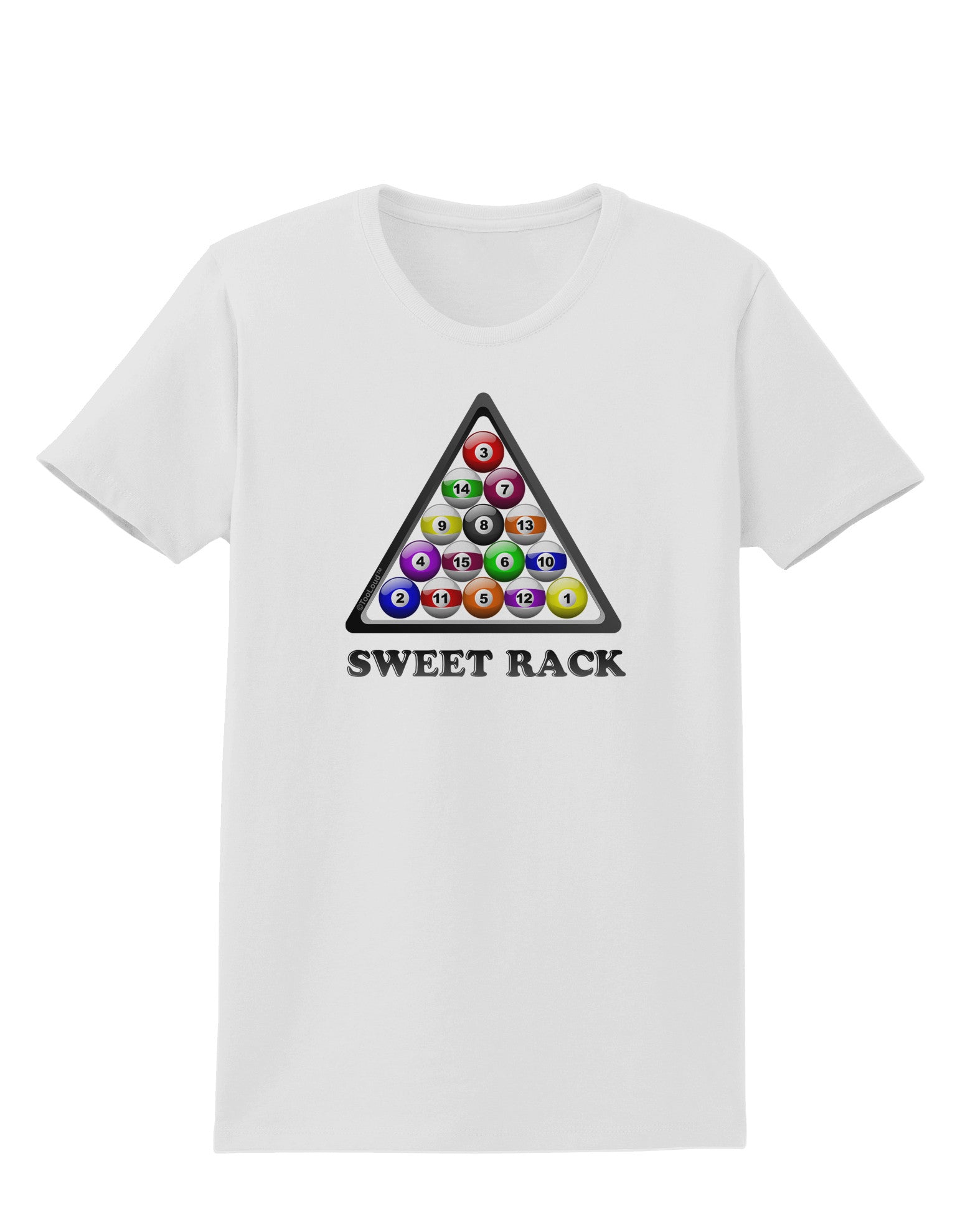 Sweet Rack - Pool Womens T-Shirt-Womens T-Shirt-TooLoud-White-X-Small-Davson Sales