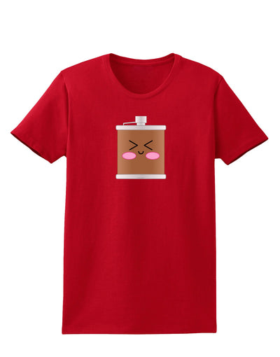 Swigs the Flask Womens Dark T-Shirt-TooLoud-Red-X-Small-Davson Sales