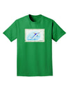 Swordfish Watercolor Adult Dark T-Shirt-Mens T-Shirt-TooLoud-Kelly-Green-Small-Davson Sales