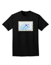 Swordfish Watercolor Adult Dark T-Shirt-Mens T-Shirt-TooLoud-Black-Small-Davson Sales