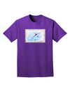 Swordfish Watercolor Adult Dark T-Shirt-Mens T-Shirt-TooLoud-Purple-Small-Davson Sales