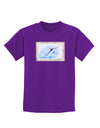 Swordfish Watercolor Childrens Dark T-Shirt-Childrens T-Shirt-TooLoud-Purple-X-Small-Davson Sales