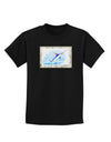 Swordfish Watercolor Childrens Dark T-Shirt-Childrens T-Shirt-TooLoud-Black-X-Small-Davson Sales