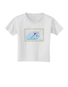 Swordfish Watercolor Toddler T-Shirt-Toddler T-Shirt-TooLoud-White-2T-Davson Sales