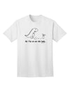 T-Rex Devours Stick Family - Exclusive Adult T-Shirt from TooLoud-Mens T-shirts-TooLoud-White-Small-Davson Sales