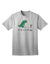 T-Rex Family Devoured - Vibrant Adult T-Shirt in Various Colors by TooLoud-Mens T-shirts-TooLoud-AshGray-Small-Davson Sales