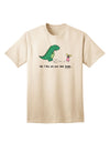 T-Rex Family Devoured - Vibrant Adult T-Shirt in Various Colors by TooLoud-Mens T-shirts-TooLoud-Natural-Small-Davson Sales