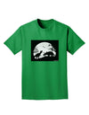 T-Rex and Triceratops Silhouettes Design Adult Dark T-Shirt by TooLoud-Mens T-Shirt-TooLoud-Kelly-Green-Small-Davson Sales