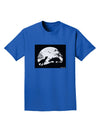 T-Rex and Triceratops Silhouettes Design Adult Dark T-Shirt by TooLoud-Mens T-Shirt-TooLoud-Royal-Blue-Small-Davson Sales