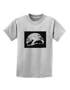 T-Rex and Triceratops Silhouettes Design Childrens T-Shirt by TooLoud-Childrens T-Shirt-TooLoud-AshGray-X-Small-Davson Sales