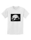 T-Rex and Triceratops Silhouettes Design Childrens T-Shirt by TooLoud-Childrens T-Shirt-TooLoud-White-X-Small-Davson Sales