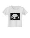 T-Rex and Triceratops Silhouettes Design Toddler T-Shirt by TooLoud-Toddler T-Shirt-TooLoud-White-2T-Davson Sales