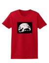 T-Rex and Triceratops Silhouettes Design Womens Dark T-Shirt by TooLoud-Womens T-Shirt-TooLoud-Red-X-Small-Davson Sales