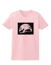 T-Rex and Triceratops Silhouettes Design Womens T-Shirt by TooLoud-Womens T-Shirt-TooLoud-PalePink-X-Small-Davson Sales