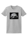 T-Rex and Triceratops Silhouettes Design Womens T-Shirt by TooLoud-Womens T-Shirt-TooLoud-AshGray-X-Small-Davson Sales