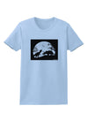 T-Rex and Triceratops Silhouettes Design Womens T-Shirt by TooLoud-Womens T-Shirt-TooLoud-Light-Blue-X-Small-Davson Sales