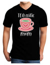 TEA-RRIFIC Mom Adult V-Neck T-shirt-Mens T-Shirt-TooLoud-Black-Small-Davson Sales