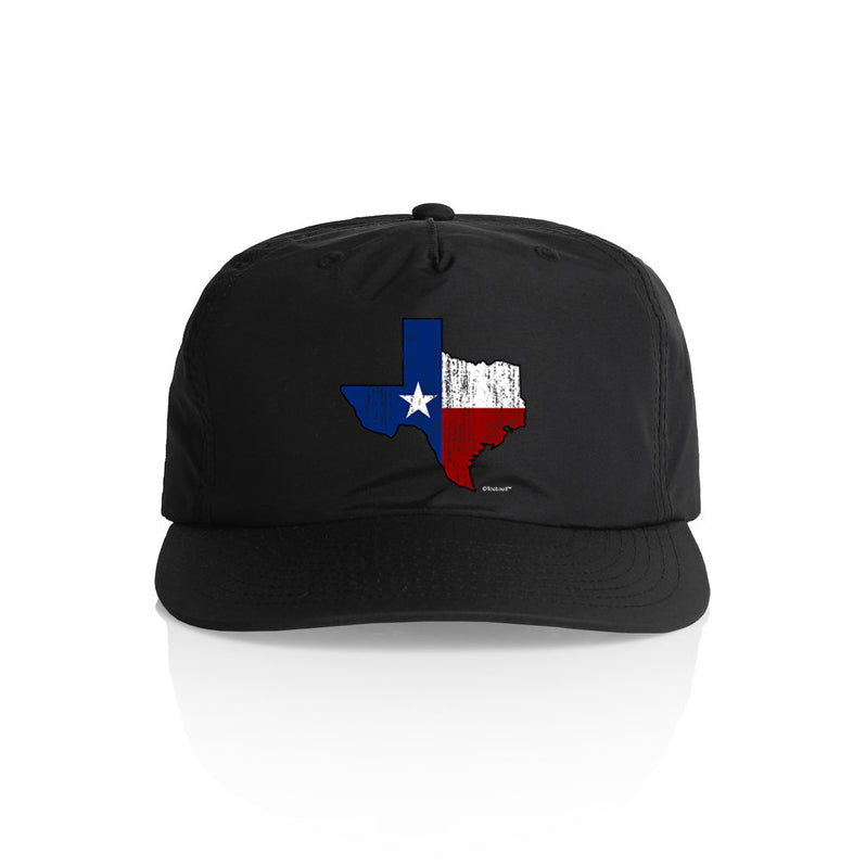 TooLoud State of Texas Flag Design - Distressed Adult Dark Baseball Cap Hat