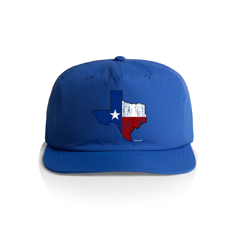 TooLoud State of Texas Flag Design - Distressed Adult Dark Baseball Cap Hat