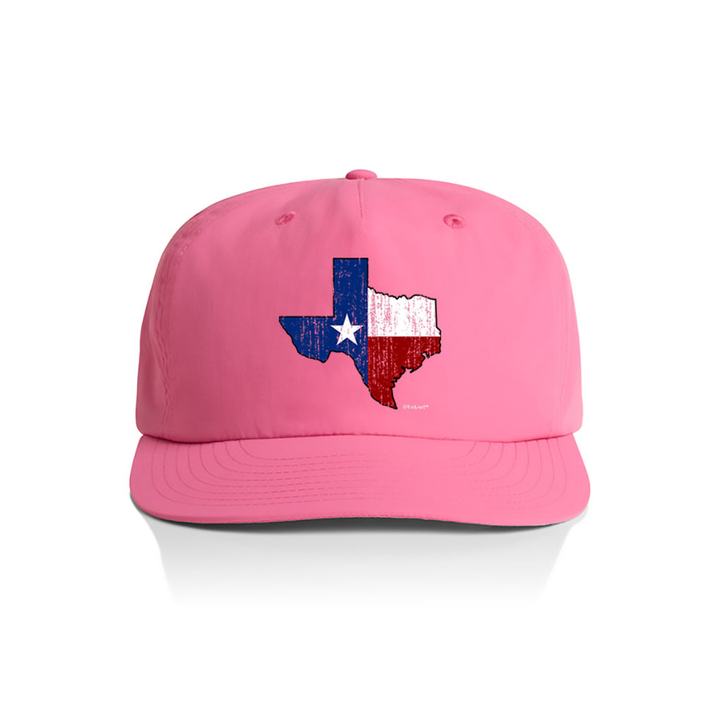TooLoud State of Texas Flag Design - Distressed Adult Dark Baseball Cap Hat