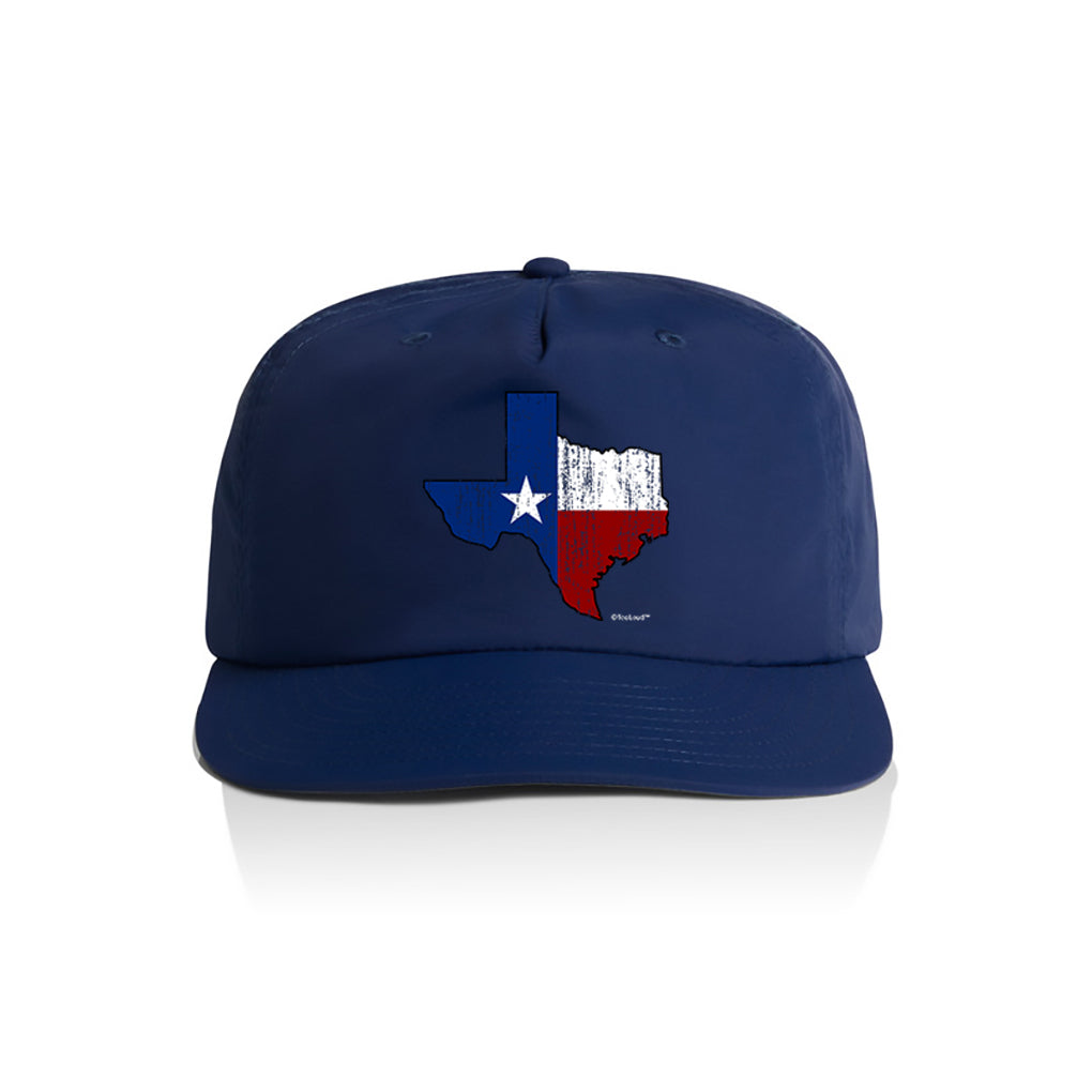 TooLoud State of Texas Flag Design - Distressed Adult Dark Baseball Cap Hat