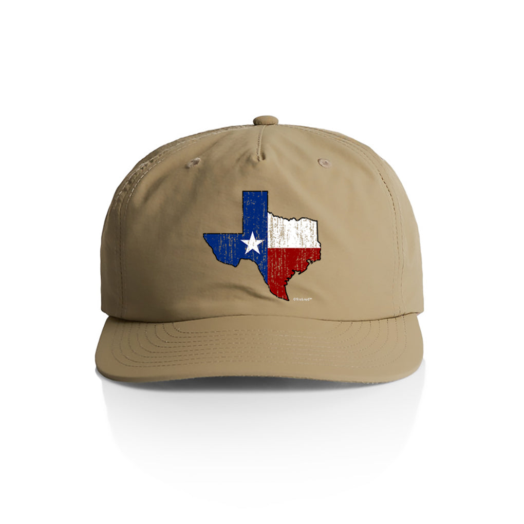 TooLoud State of Texas Flag Design - Distressed Adult Dark Baseball Cap Hat