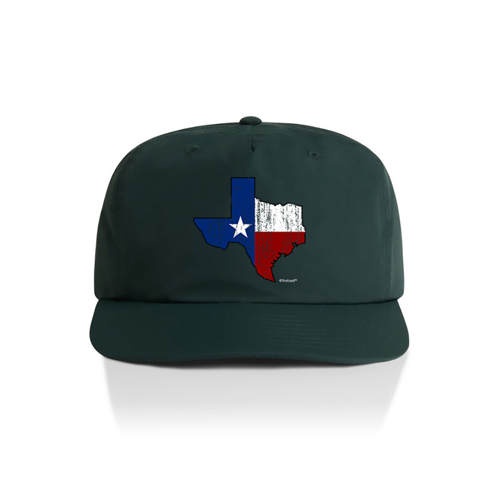 TooLoud State of Texas Flag Design - Distressed Adult Dark Baseball Cap Hat