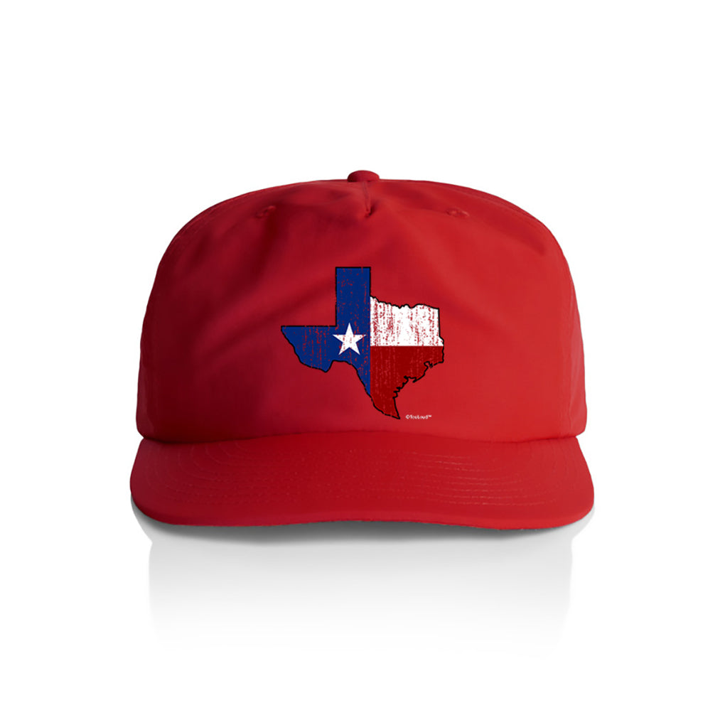 TooLoud State of Texas Flag Design - Distressed Adult Dark Baseball Cap Hat