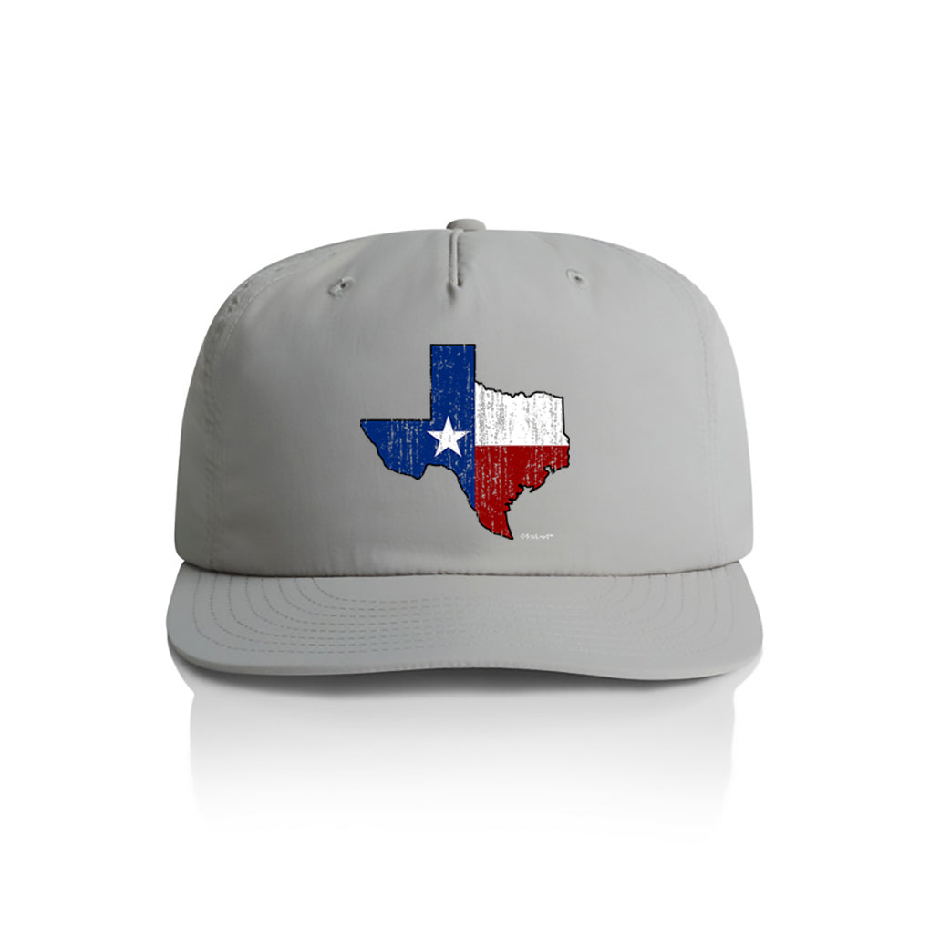 TooLoud State of Texas Flag Design - Distressed Adult Dark Baseball Cap Hat