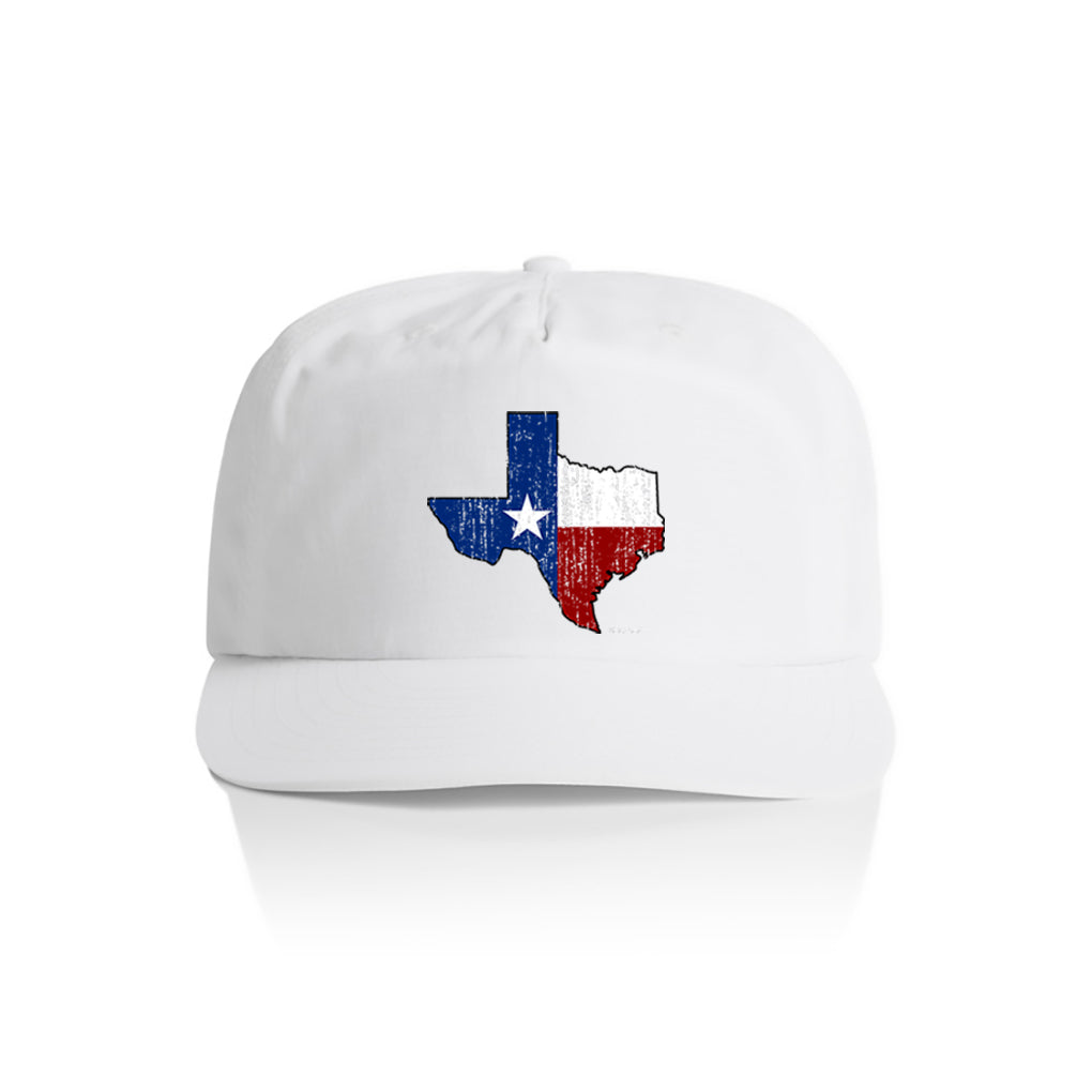 TooLoud State of Texas Flag Design - Distressed Adult Dark Baseball Cap Hat