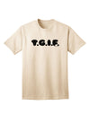 TGIF Adult T-Shirt by TooLoud - A Celebration of the Weekend-Mens T-shirts-TooLoud-Natural-Small-Davson Sales