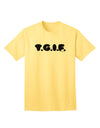 TGIF Adult T-Shirt by TooLoud - A Celebration of the Weekend-Mens T-shirts-TooLoud-Yellow-Small-Davson Sales