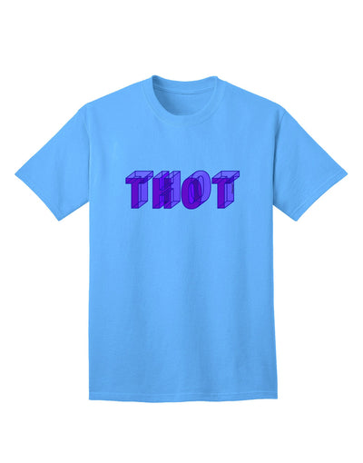 THOT Artistic Text - Premium Adult T-Shirt Collection-Mens T-shirts-TooLoud-Aquatic-Blue-Small-Davson Sales