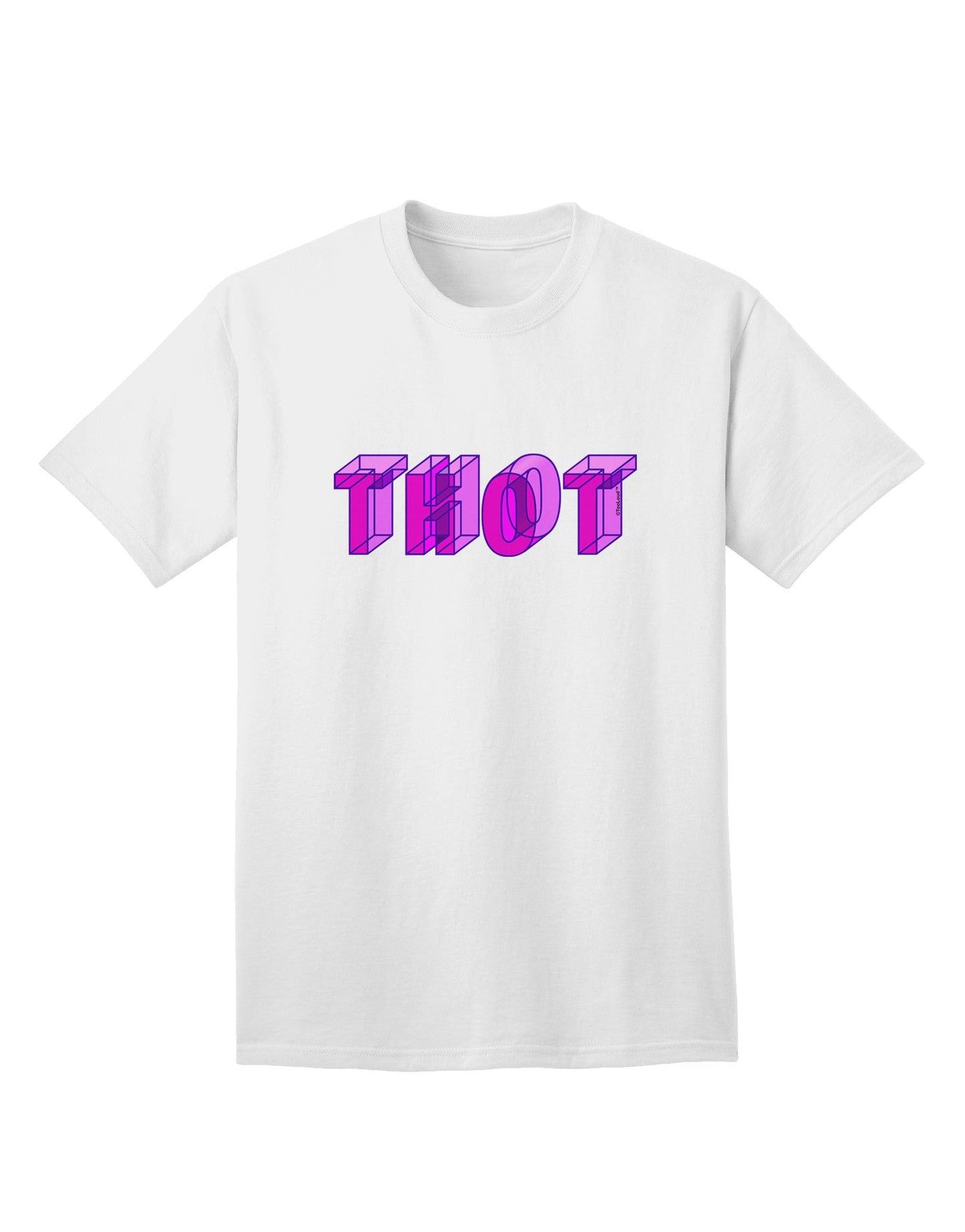 THOT Artistic Text - Premium Adult T-Shirt Collection-Mens T-shirts-TooLoud-White-Small-Davson Sales
